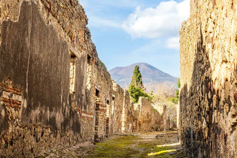 Les rues de l'ancienne Pompéi