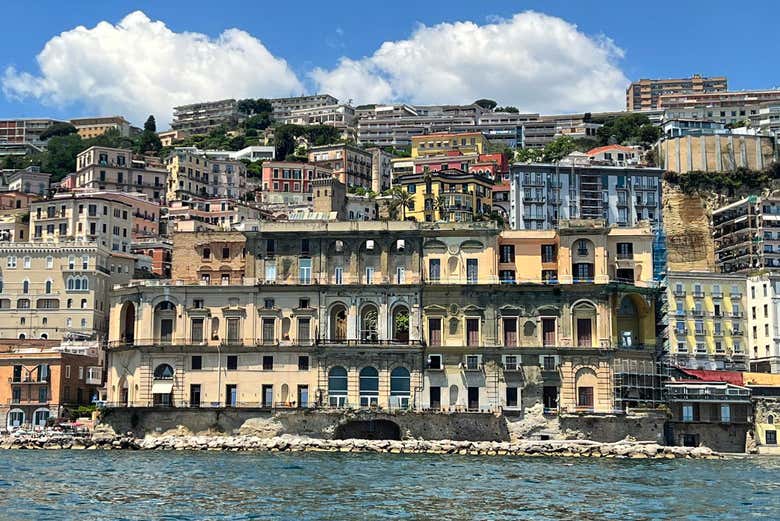 La vue de la côte de Posillipo