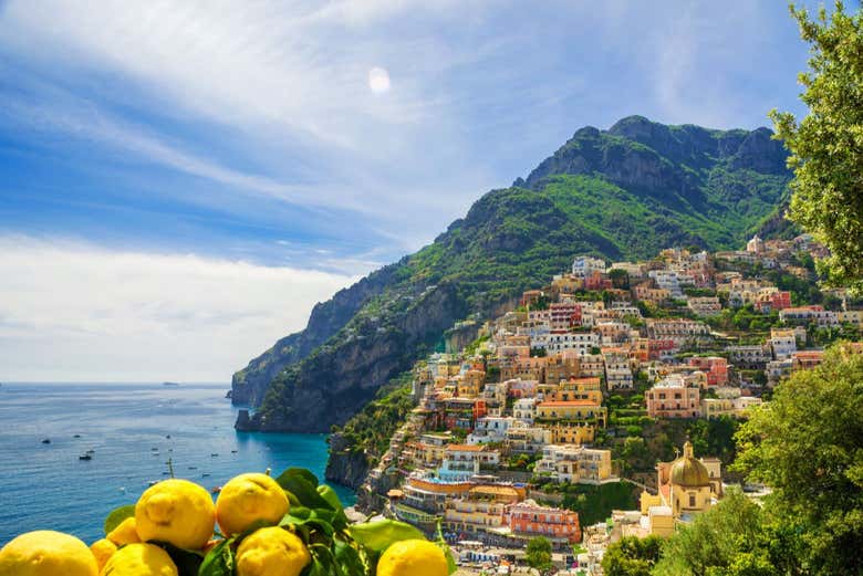Vue panoramique sur Positano