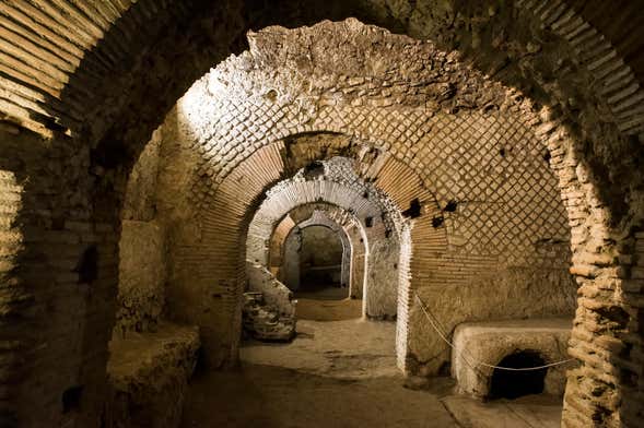 Visite des souterrains de la basilique San Lorenzo